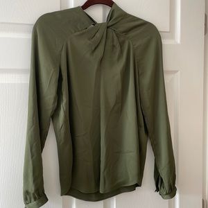 Olive Green Banana Republic Blouse